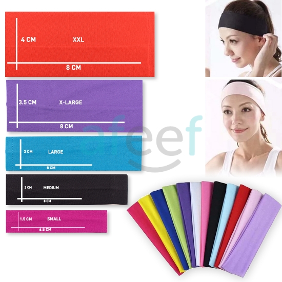 Picture of Colorful Headband  Stretch Material  Small/Med/Large/XL/2XL (HA25) 