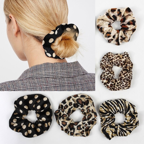 Picture of Elastic Hair Tie Scrunchies Piece Set of 6 Pieces (HA35)-