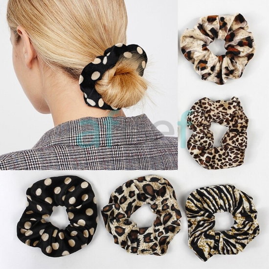 Picture of Elastic Hair Tie Scrunchies Piece Set of 6 Pieces (HA35)