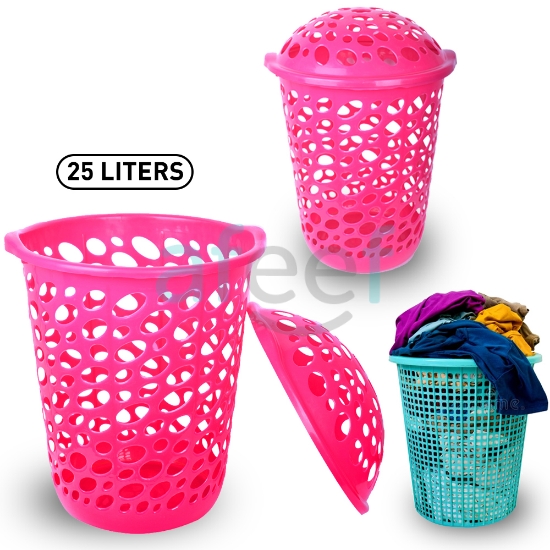 Picture of Laundry Basket assorted Colors 25 Liters (8992)
