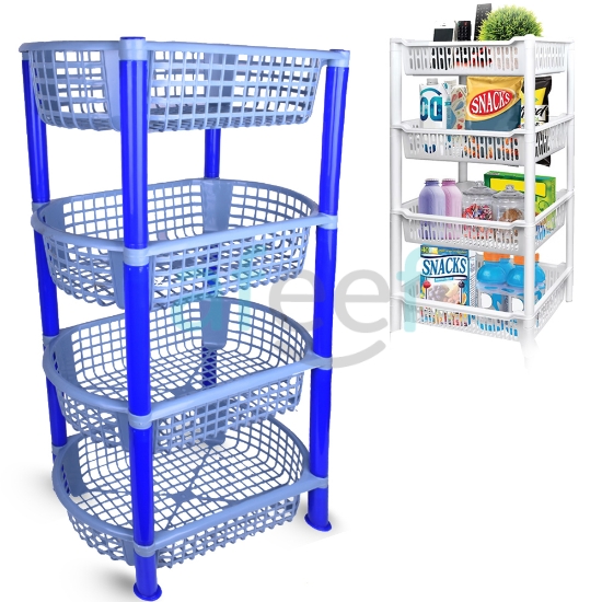 Picture of Kitchen Storage Rack 4 Tier Without Wheels (4TIER)