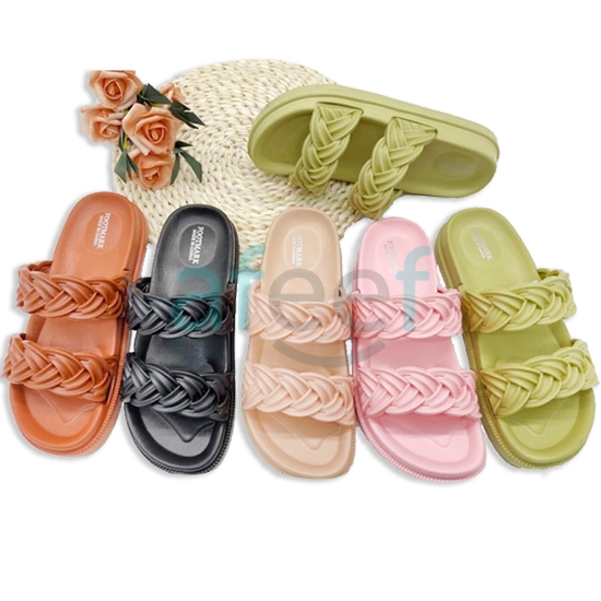 Picture of Stylish Women Slipper with Dual Stripes (3689)