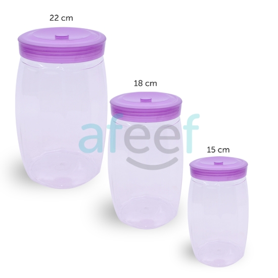 Picture of Plastic Jar Set of 3 pcs (LMP190)