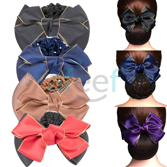 Picture of Women Hair Bun Net  Assorted Colors (HB45)