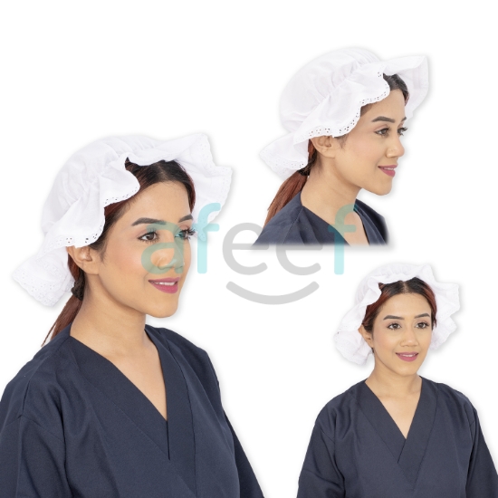 Picture of Domestic Worker Round Lace Cap (LMP665)