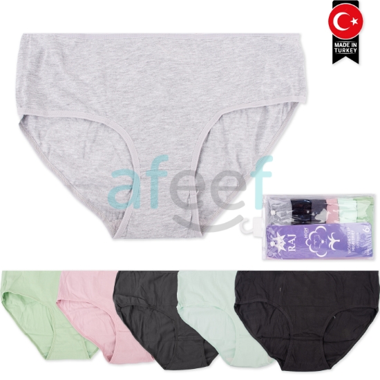 Picture of Women Cotton Underwear Made In Turkey Set Of 6 pcs (8166-8) 