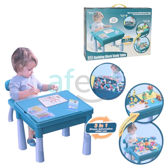 Picture of 3 in 1 Multifunctional Building Block Study Table (LMP310)