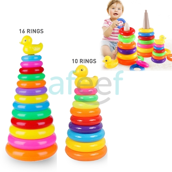 Picture of Children Rainbow Stacking Toy 10 Rings / 16 Rings (LMP316)