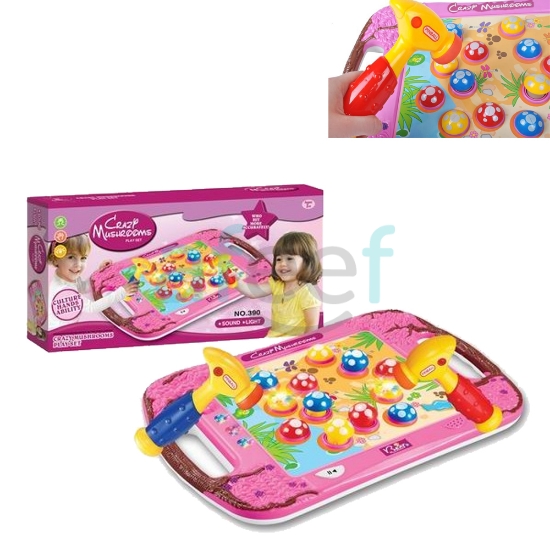 Picture of Crazy Mushroom Play Set With 2 Hammers (LMP294)