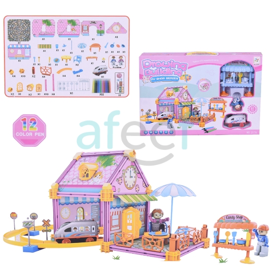 Picture of Drawing Building House Set of 86 pcs (LMP306)