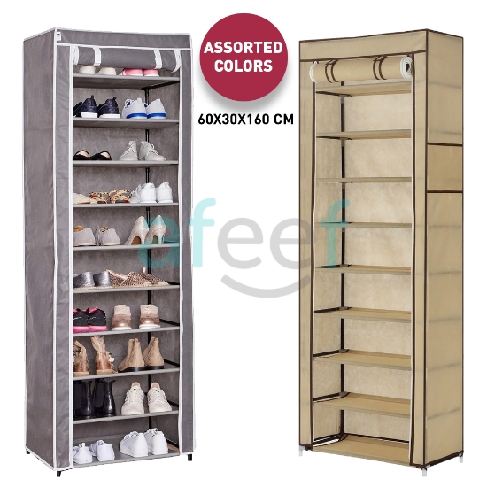 Picture of Cloth Shoe Shelf 10 Layers 60x30x160 cm  Assorted Colors (1099)