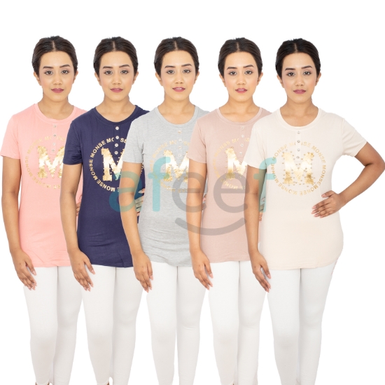 Picture of Women Casual T-shirt (YD787)