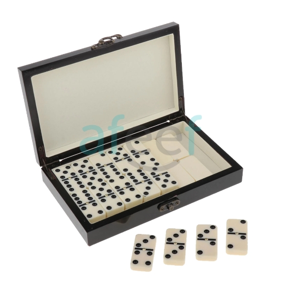 Picture of Retro Domino Set with Wooden Carry Case 28 Tiles (LMP215)