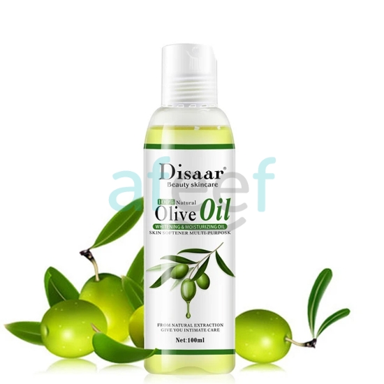 Picture of Disaar Natural Olive Oil Whitening & Moisturizing Oil for Face and Body 100ml