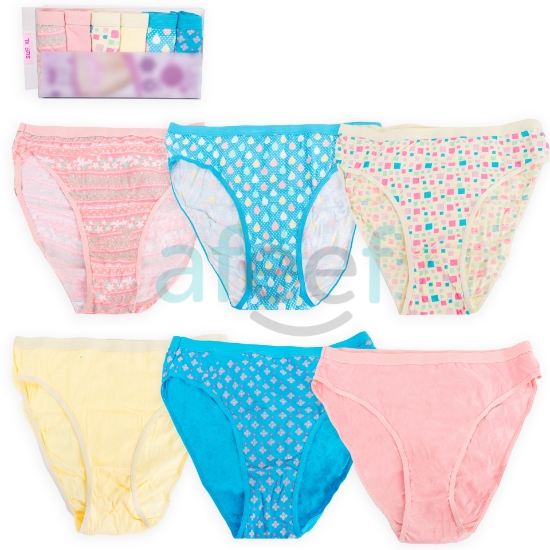 Picture of Panties Set of 6 pcs Thick Waist Band (901)