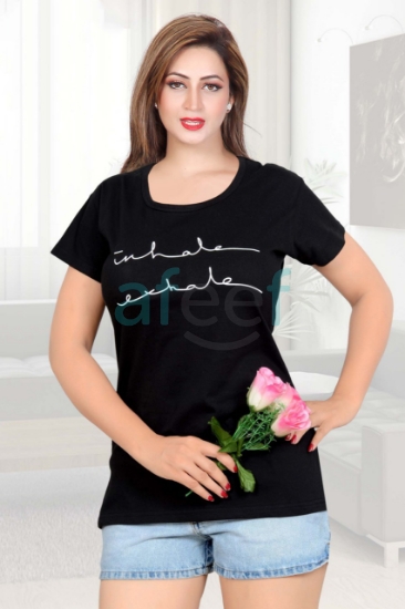 Picture of Feelings Cotton T-shirts For Women (985)