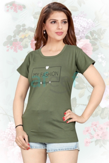 Picture of Women Cotton T-shirt (4233)