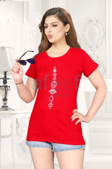 Picture of Women Cotton T-shirt (4343)
