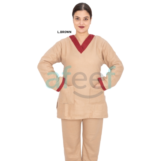 Picture of Domestic Worker  Uniform Soft Blanket Material For Winter (L-V-HS-282)