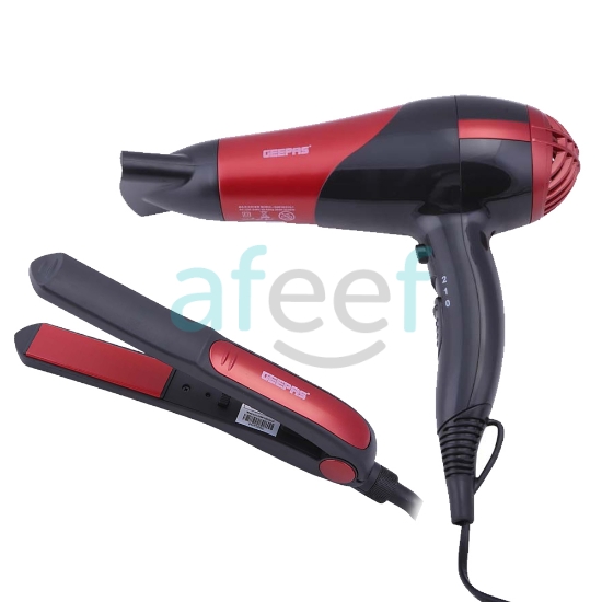 Picture of Geepas 2200W Hair Dryer Plus 35W Hair Straightener (GHF86036)