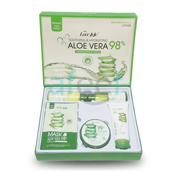 Picture of Love Jojo Soothing & Hydrating Aloe Vera Skin Care Set of 5 pieces (L2042B)