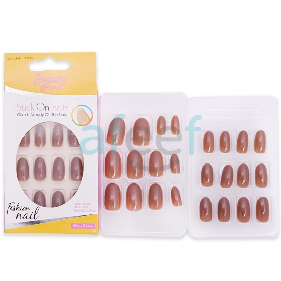Picture of Artificial Stick On Nails Pack of 24 (103)