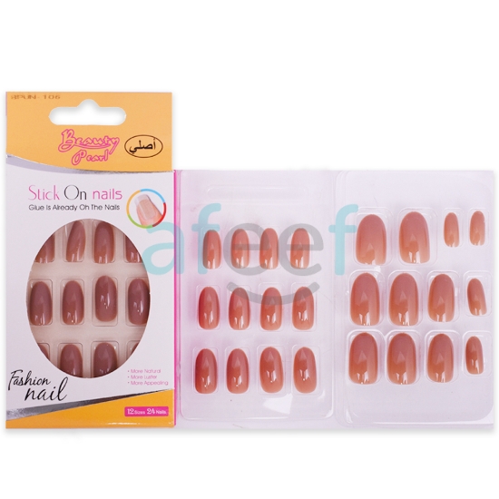 Picture of Artificial Stick On Nails Pack of 24 (106)