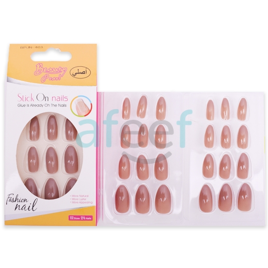 Picture of Artificial Stick On Nails Pack of 24 (403)