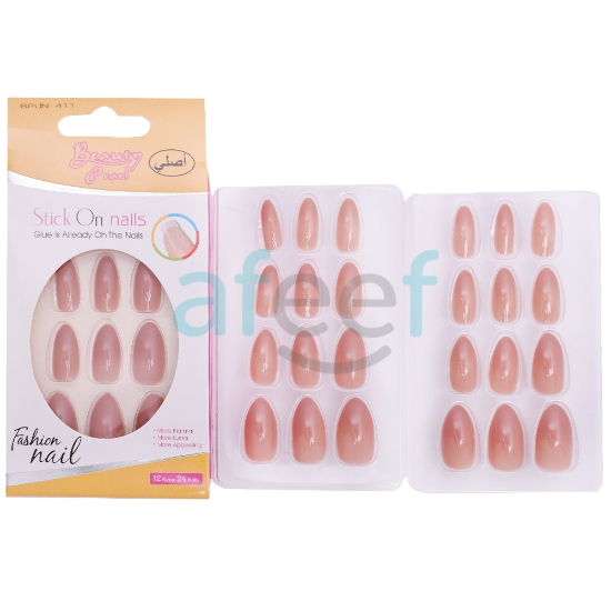 Picture of Artificial Stick On Nails Pack of 24 (411)