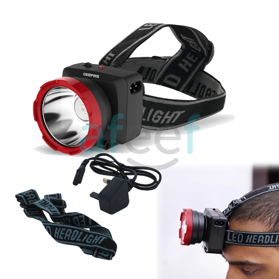 Picture of Geepas Rechargeable LED Headlight  (GE5574)