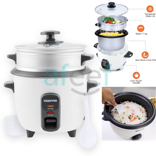 Picture of Geepas Electric  Rice Cooker 0.6 L (GRC4324)