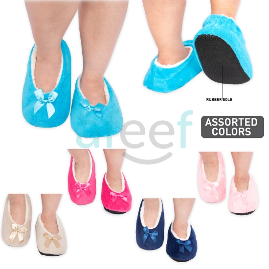 Picture of Fluffy Foot Cover With Rubber Sole Assorted Colors (FC-18)