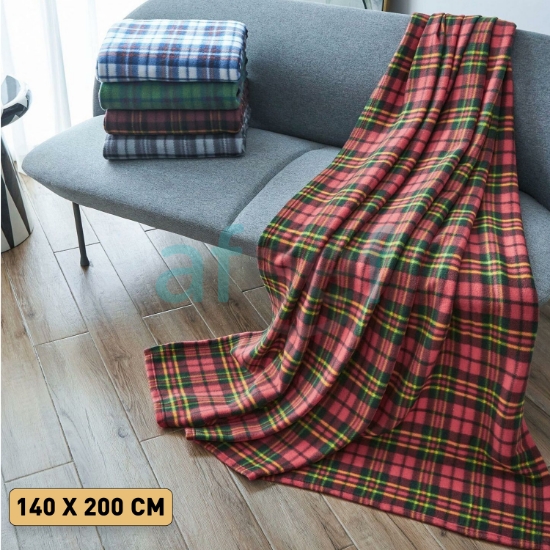 Picture of Printed Single Bed Fleece Blanket 140 x 200 cm Assorted Colors (DGB005)