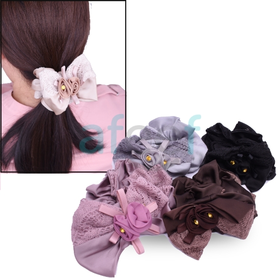 Picture of Stylish Hair Tie Assorted Colors  (HB-09)