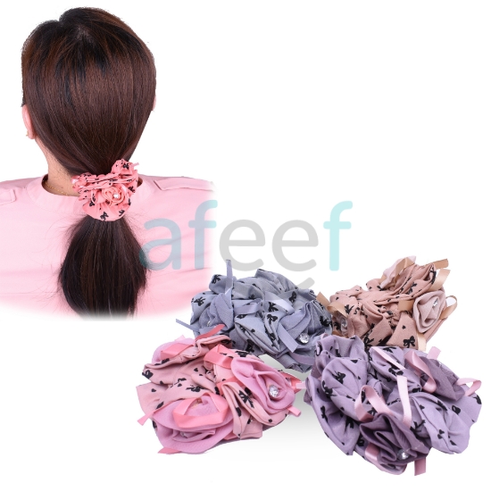 Picture of Stylish Hair Tie Assorted Colors  (HB-42)