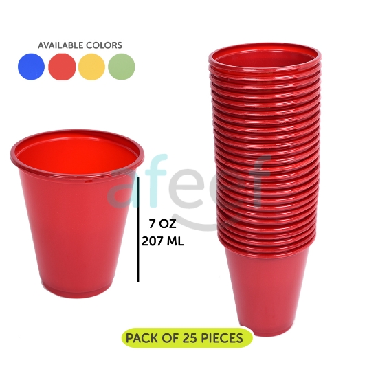 Picture of Disposable Plastic Glass 207 ml Pack of 25 pcs (KFP71)
