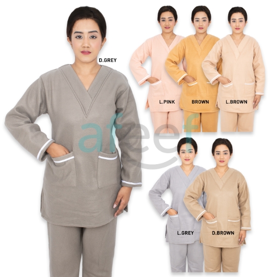 Picture of Domestic Worker  Uniform Soft Blanket Material For Winter (L-V-HS-258)