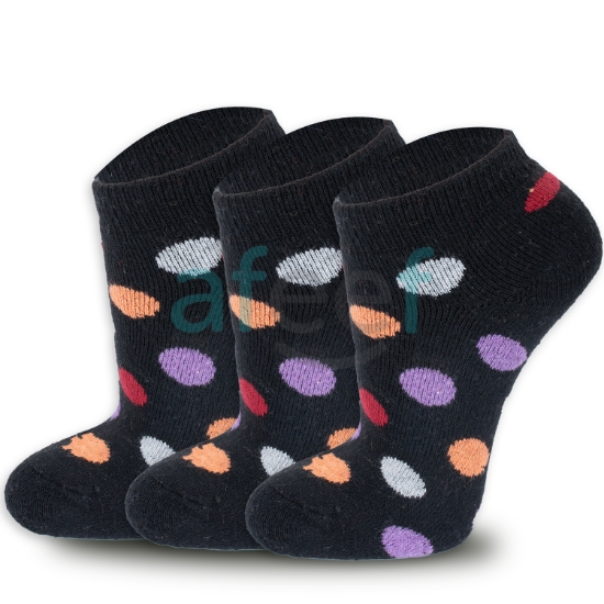 Picture of Winter Thick Ankle Socks Set of 3 pieces Assorted Colors (WTS24)