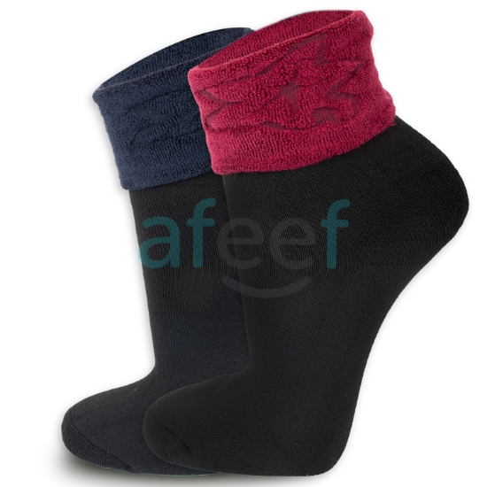Picture of Women Soft Fleece Stretch Socks set of 2 Pair (WTS22) 