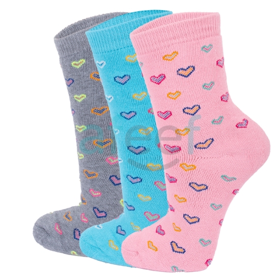Picture of Winter Thick Socks Set of 3 pieces Assorted Colors (WTS30)