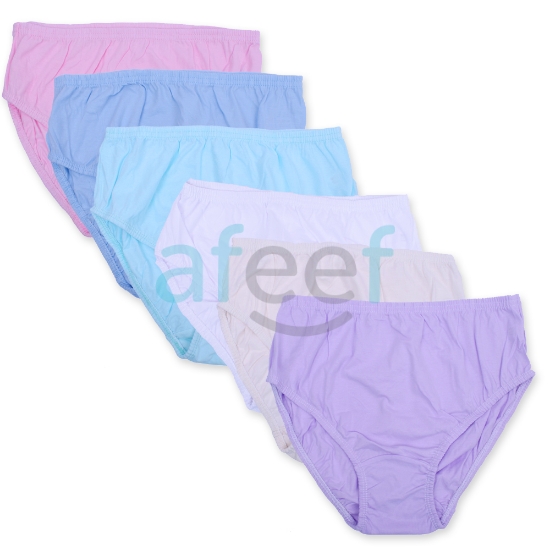 Picture of Women Cotton Elastic Soft Panty Briefs Per Piece Assorted Colors (777)