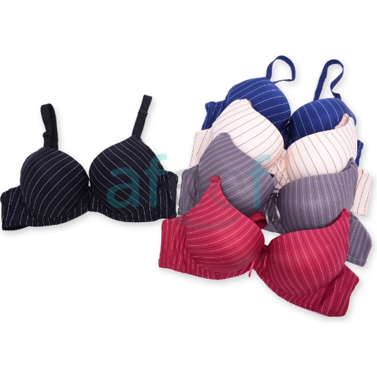 Picture of Women Push-up Bra Under-Wire Assorted Colors (3333)