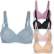 Picture of Colorful Soft Padded Bra Assorted Colors (3149)