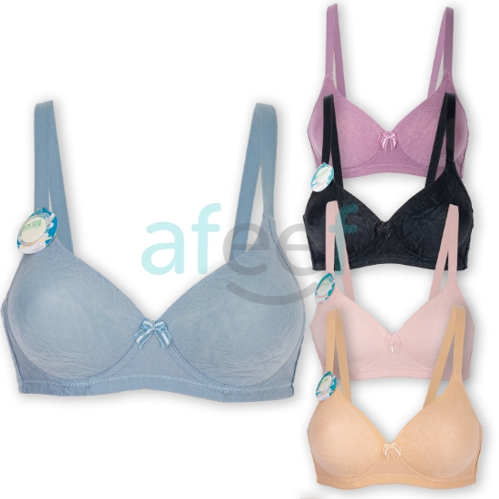 Picture of Colorful Soft Padded Bra Assorted Colors (3149)