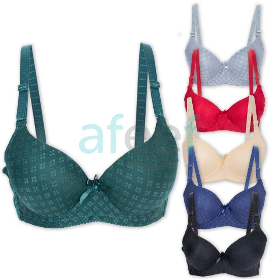 Picture of Colorful Soft Padded Push-up wired Bra (8868)