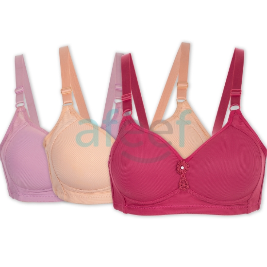 Picture of Colorful Soft Padded Bra non-wired (688)  
