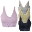 Picture of Soft Padded Bra With Lace Strap Assorted Colors Free Size (5560)