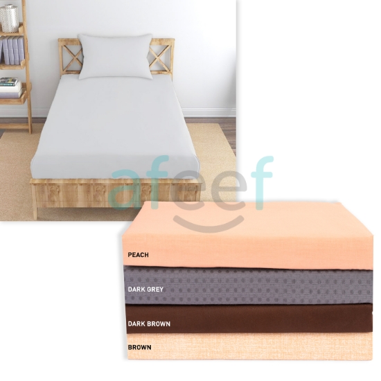 Picture of SIngle Flat Bed Sheet With Pillow Cover (plain)