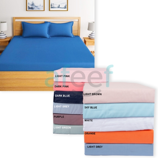 Picture of KING Fitted Double Bed Sheet With 2 Pillow Cover (Double Fitted)