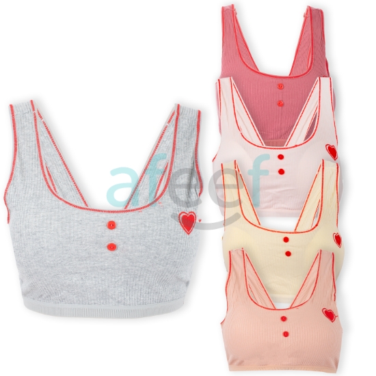 Picture of Stylish Sports Bra Assorted Colors  Free size (05184)